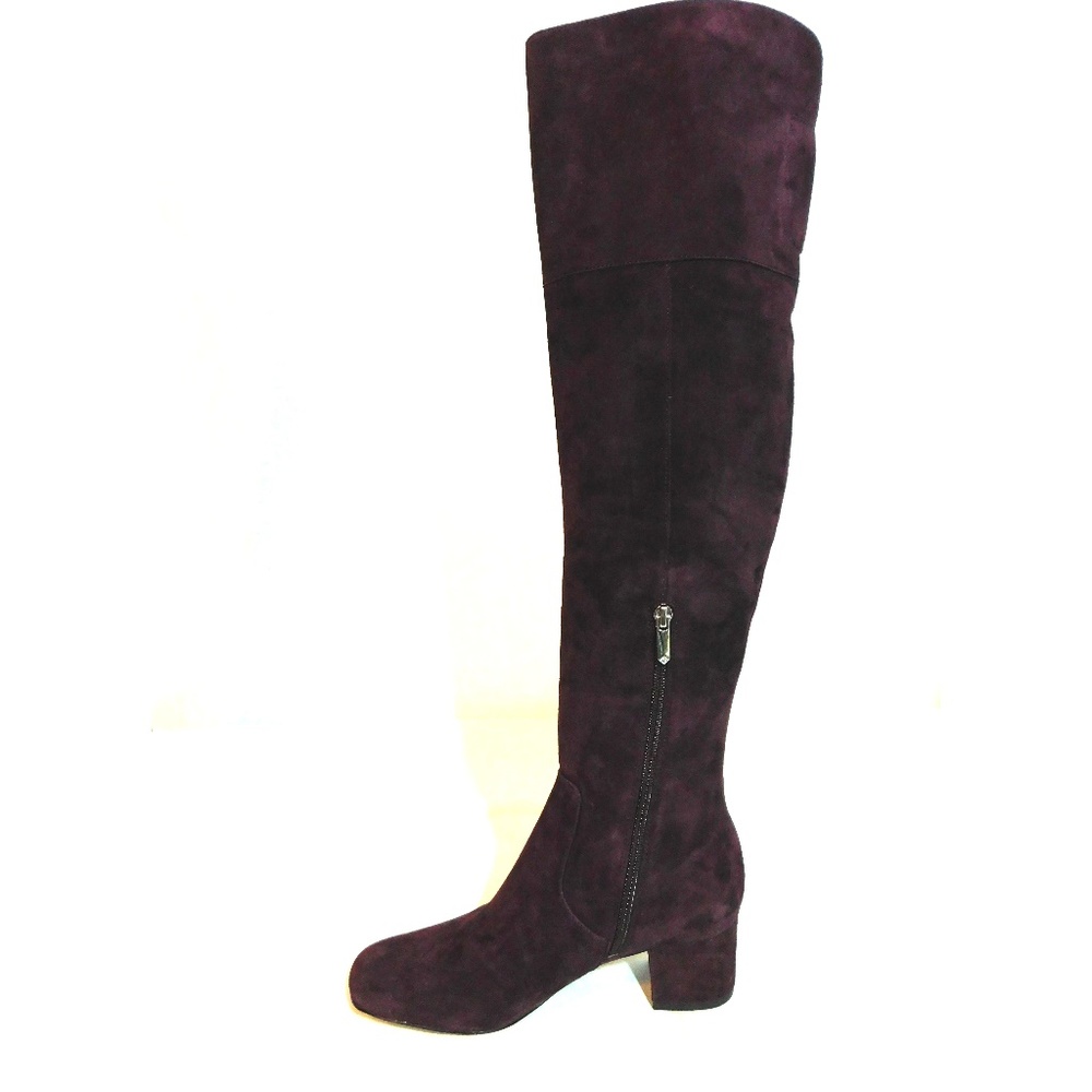 NEW Sam Edelman Elina Burgundy Over the Knee Boot - Picture 4 of 8